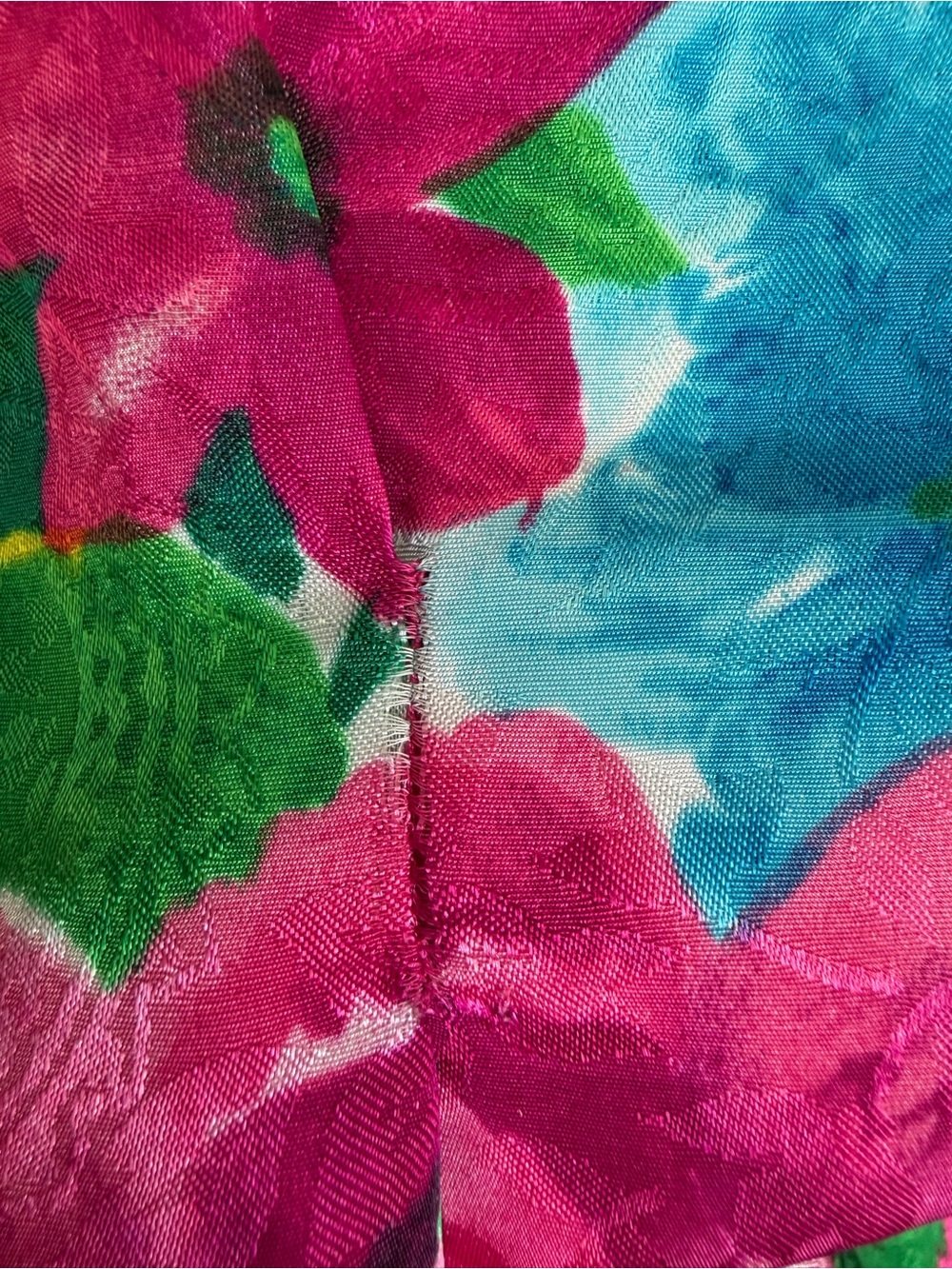 Victoria's Secret Gold Label Satin Pajama Top Small Floral Vintage Lounge Y2K - Picture 10 of 13